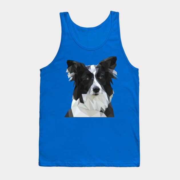 Border Collie Tank Top by Hermanitas Design